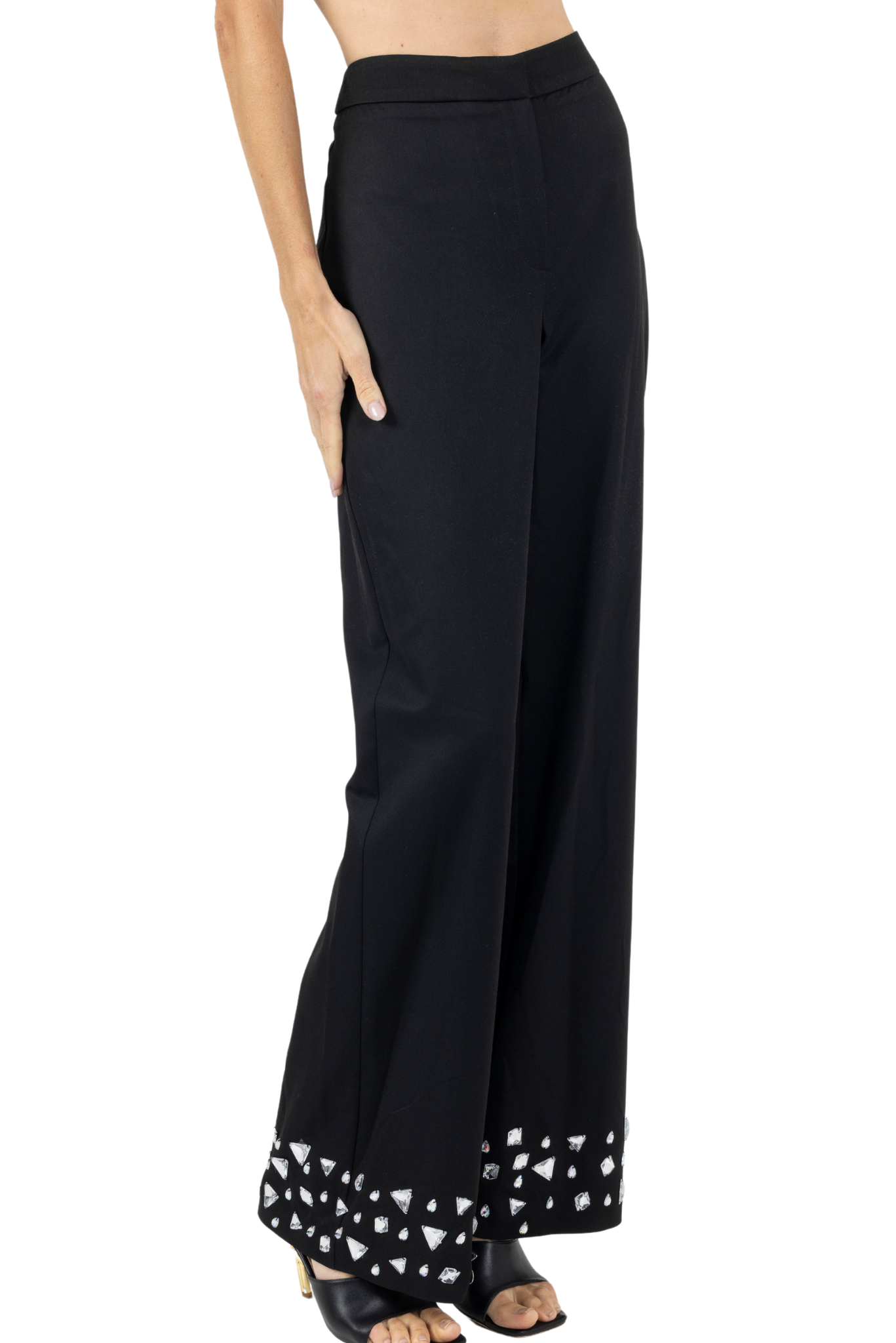 Joslin White Stone Pant In  Black