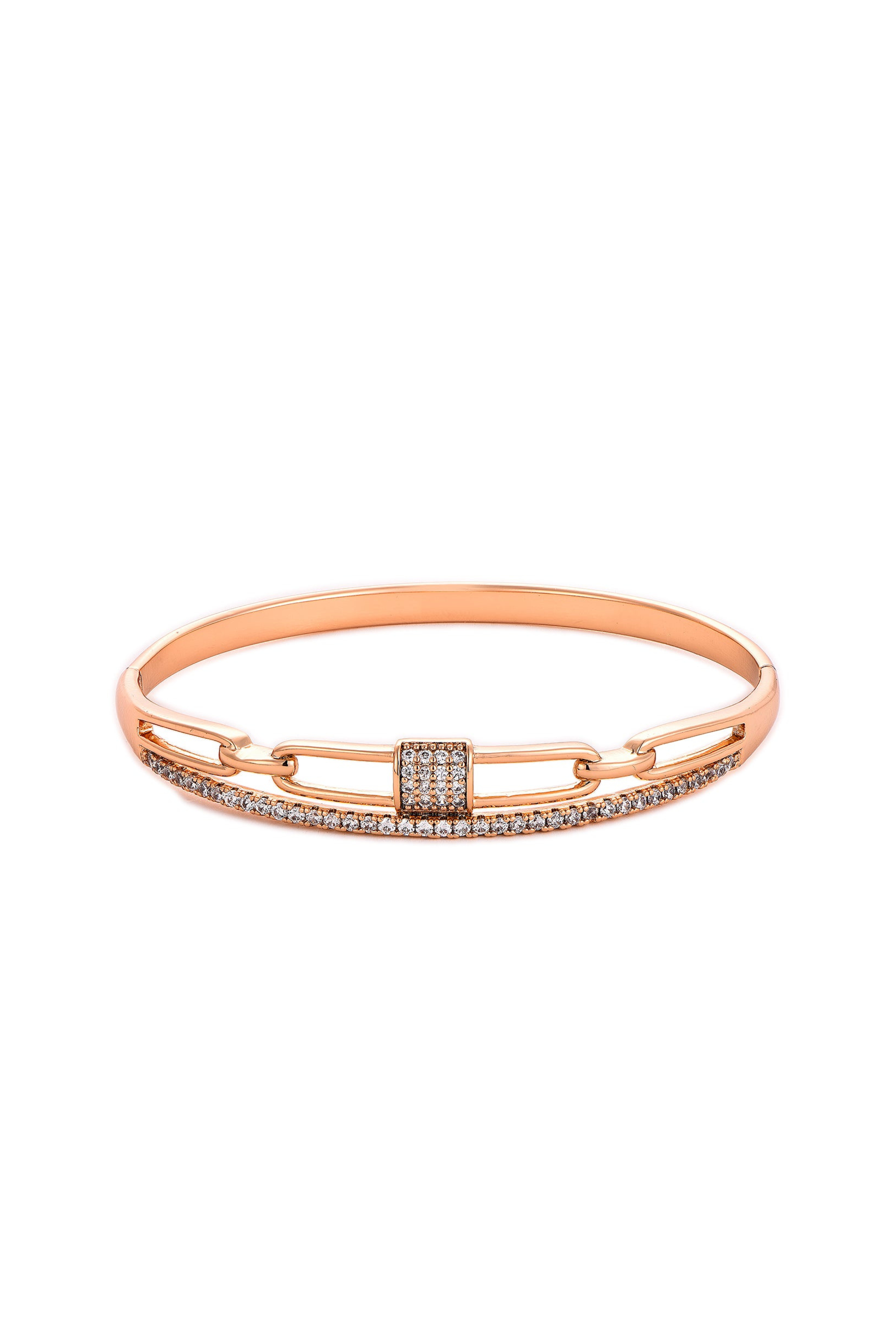 Waterproof 18k Elegant Rose Gold Plated Bracelet,Akalia,www.akaliaofficial.com